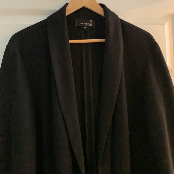 Laura Plus Front Drape Blazer Sz Petite 18 - Picture 5 of 6